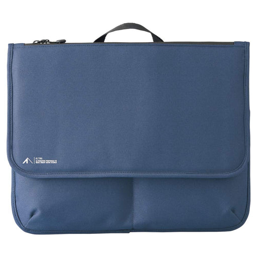 Lihit Lab Navy Cordura Flat Pouch A7768-11 - Japanese-Made Compact Storage-Kiichin - The #1 Place for Japanese Goods in Your Hand!