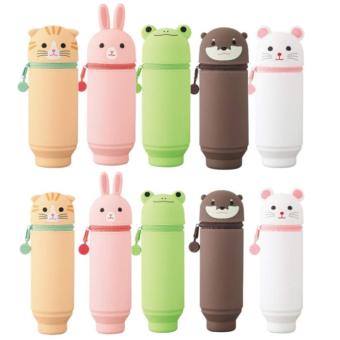 Lihit Lab Big Mouse Pen Case A7714-15 - User-Friendly Design-Kiichin - The #1 Place for Japanese Goods in Your Hand!