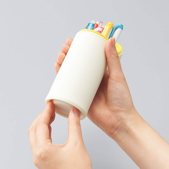 Lihit Lab Pen Case Punilab Mikeneko A7712-7 - Japanese Design-Kiichin - The #1 Place for Japanese Goods in Your Hand!