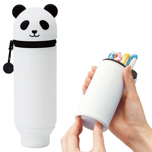 Lihit Lab Stand Pen Case - Punilab Panda A7712-6 Convenient and Stylish Storage Solution-Kiichin - The #1 Place for Japanese Goods in Your Hand!