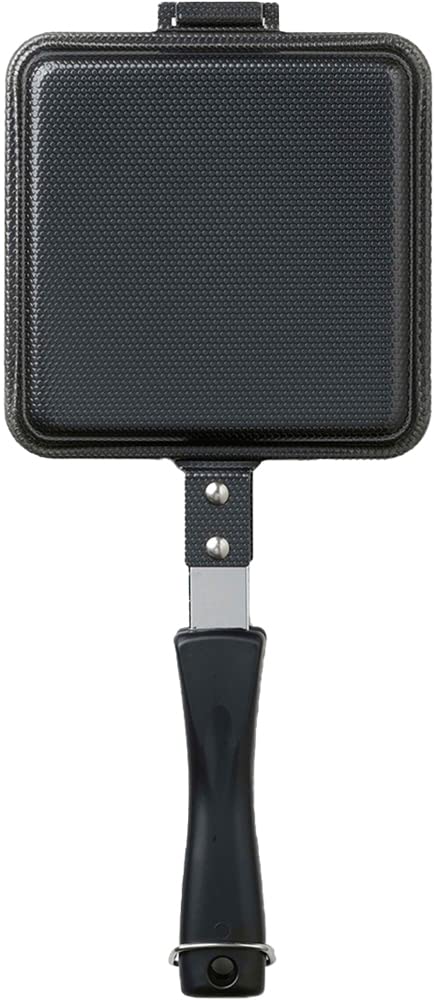 Shimomura Kihan Hot Sand Maker Toaster Pan Iron - Double Sided Tsubame Sanjo-Kiichin - The #1 Place for Japanese Goods in Your Hand!