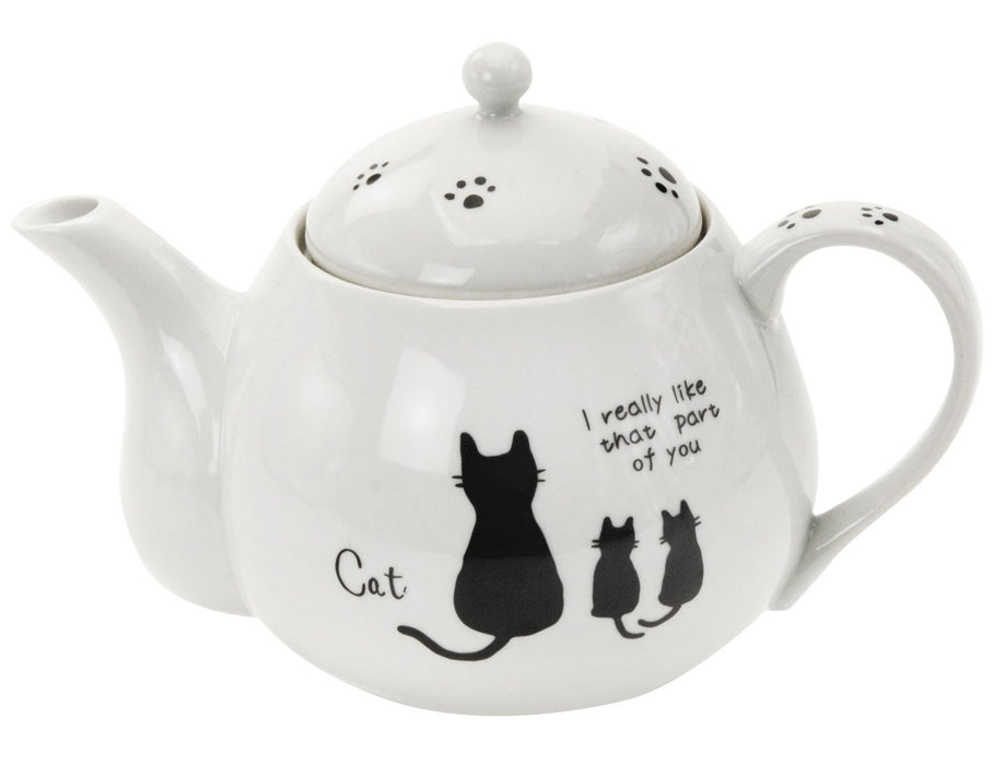 Itsumi Pottery Mino Ware Karugaru Mk Pot Black Cat 051148 - Made In Japan-Kiichin - The #1 Place for Japanese Goods in Your Hand!