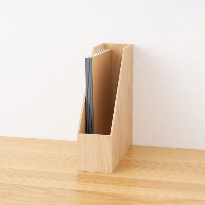 Mujirushi Ryohin A4 Wooden File Box Stand - Japan's Finest 44310205-Kiichin - The #1 Place for Japanese Goods in Your Hand!