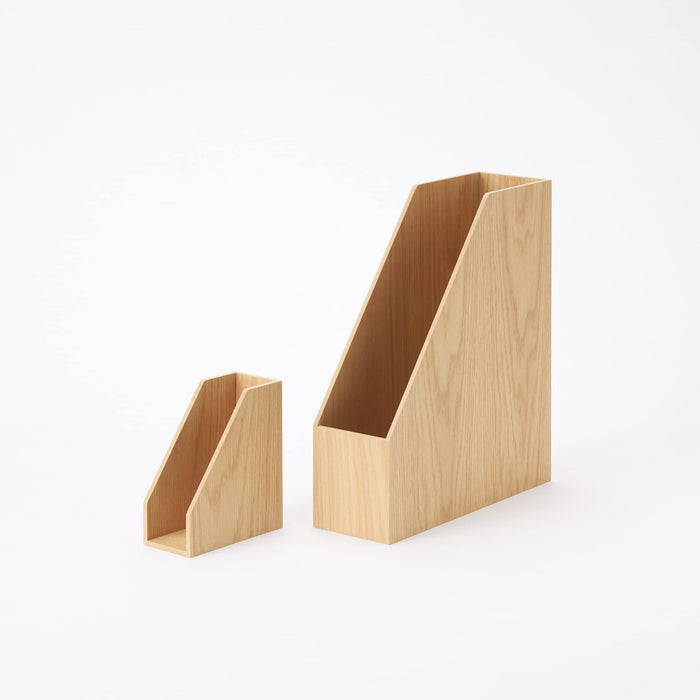 Mujirushi Ryohin A4 Wooden File Box Stand - Japan's Finest 44310205-Kiichin - The #1 Place for Japanese Goods in Your Hand!