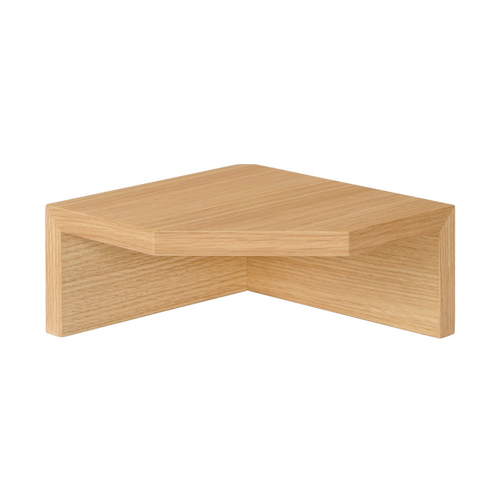 Mujirushi Ryohin Oak Wood Wall Corner Shelf - 22X22X10Cm-Kiichin - The #1 Place for Japanese Goods in Your Hand!