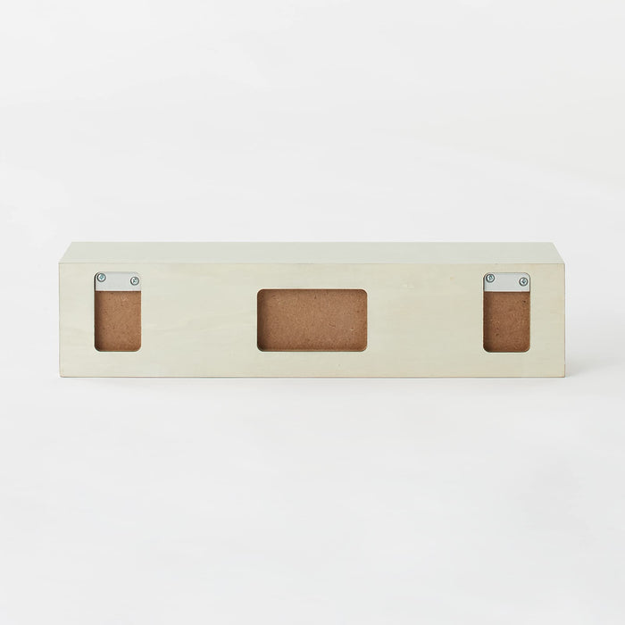 Mujirushi Ryohin Oak Light Gray Wall Shelf - 44x12x10cm-Kiichin - The #1 Place for Japanese Goods in Your Hand!