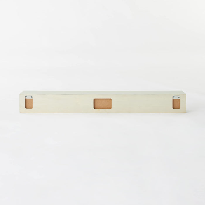 Mujirushi Ryohin Oak Light Gray Wall Shelf - 88x12x10cm-Kiichin - The #1 Place for Japanese Goods in Your Hand!