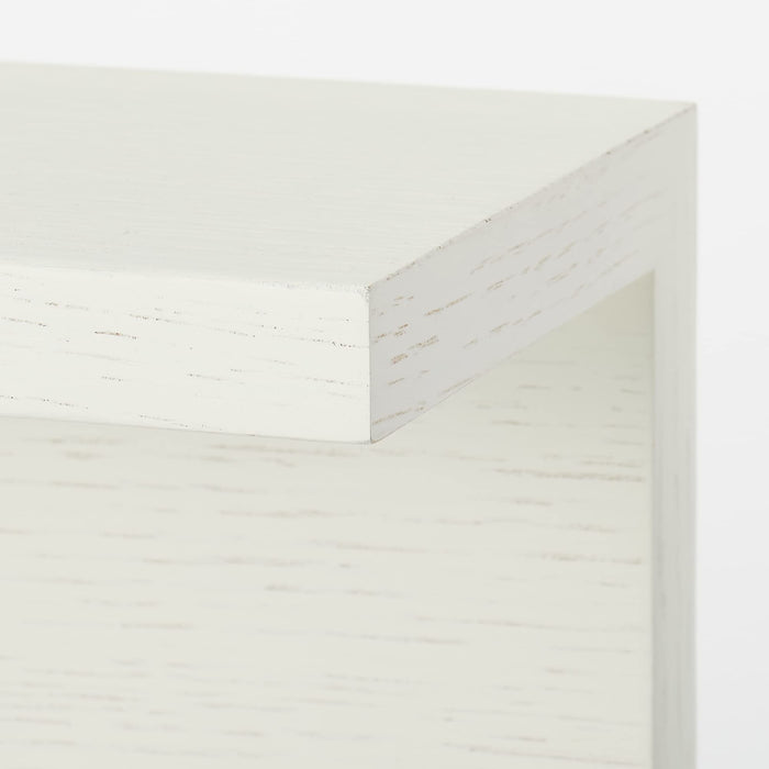 Mujirushi Ryohin Oak Light Gray Wall Shelf - 88x12x10cm-Kiichin - The #1 Place for Japanese Goods in Your Hand!