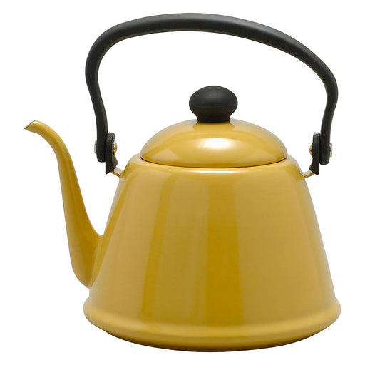 Noda Horo Japan Enamelware 2L Camel Induction Pour Over Kettle-Kiichin - The #1 Place for Japanese Goods in Your Hand!