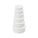 Noda Horo 12cm Enamel Round Food Containers with Lid - White Series-Kiichin - The #1 Place for Japanese Goods in Your Hand!