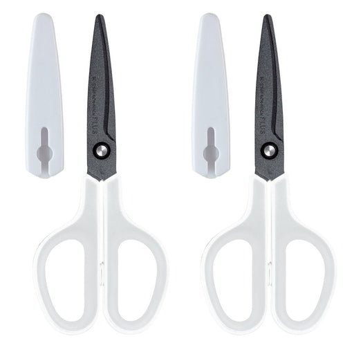 Plus Japan Scissors Fit Cut Curve Fluorine Coated Tape Set of 2-Kiichin - The #1 Place for Japanese Goods in Your Hand!