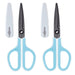 Plus Japan Scissors Set 2-Pack with Fluorine Coating for Precise Cutting-Kiichin - The #1 Place for Japanese Goods in Your Hand!