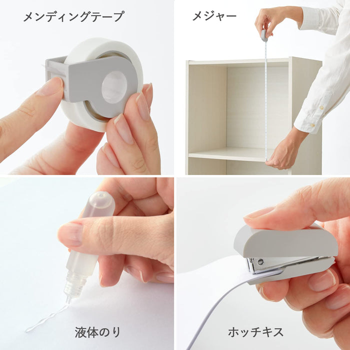 Plus Stationery Kit Team Demi Nezu TD-001 30-213 - Japanese-Made Stationery Set-Kiichin - The #1 Place for Japanese Goods in Your Hand!