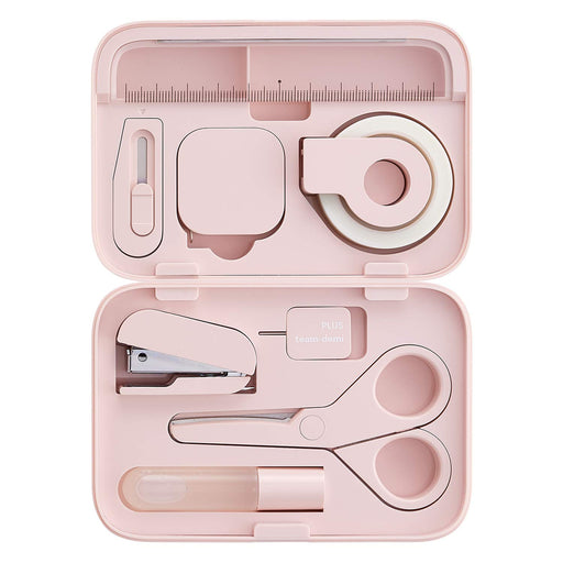 Plus Japan Team Demi Sakura Stationery Kit - TD-001 30-211 The Ultimate User-Friendly Stationery Set-Kiichin - The #1 Place for Japanese Goods in Your Hand!