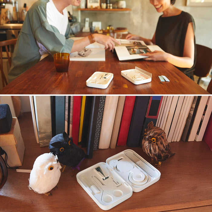Plus Japan Stationery Kit - Team Demi Shiro TD-001 (30-210)-Kiichin - The #1 Place for Japanese Goods in Your Hand!