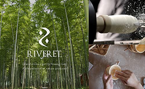 Riveret White Cafe Au Lait Mug - Japanese Crafted-Kiichin - The #1 Place for Japanese Goods in Your Hand!