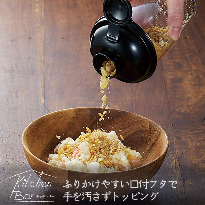 Shimomura Kougyou KIB-622 Kitchen Bar Topping Bottle 84x115x84mm Japan Tsubame-Sanjo Black-Kiichin - The #1 Place for Japanese Goods in Your Hand!