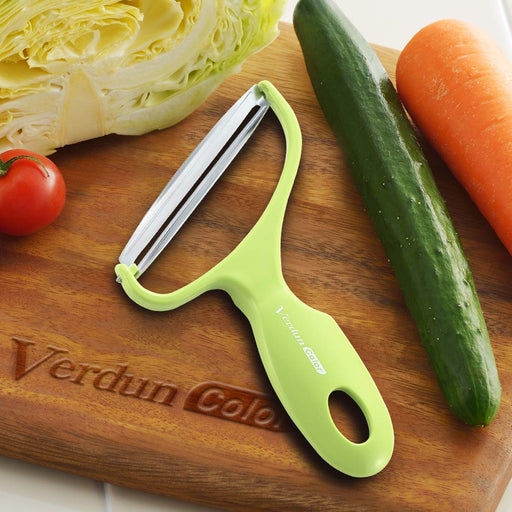 Shimomura Kogyo VCW-03G Japan Cabbage Peeler Green Dishwasher Safe-Kiichin - The #1 Place for Japanese Goods in Your Hand!