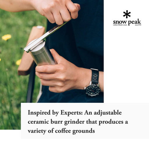 Snow Peak Field Barista Mill Cs-116 - Japanese Coffee Grinder-Kiichin - The #1 Place for Japanese Goods in Your Hand!
