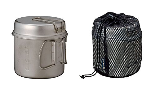 Snow Peak Titanium Trek 1400 - Lightweight Camping Cookware-Kiichin - The #1 Place for Japanese Goods in Your Hand!
