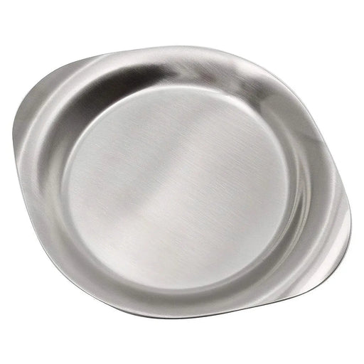 Sori Yanagi 25cm Stainless Steel Serving Platter - Premium Quality for Elegant Presentation-Kiichin - The #1 Place for Japanese Goods in Your Hand!