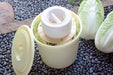 Squirrel Ivory Pickle Barrel with Push Lid - Made in Japan-Kiichin - The #1 Place for Japanese Goods in Your Hand!