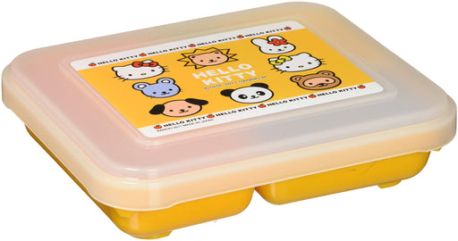 Endo Shoji Hello Kitty Kindergarten Utensil - Yellow/Transparent - Made in Japan-Kiichin - The #1 Place for Japanese Goods in Your Hand!