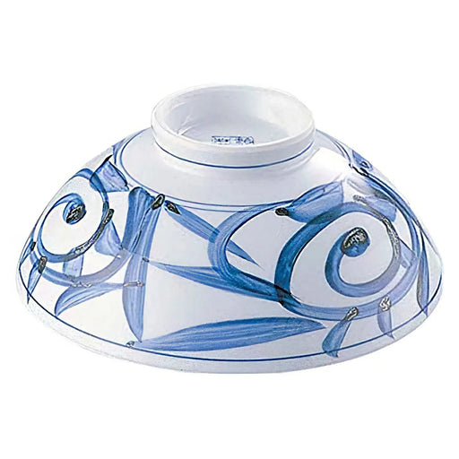 Tkg Seto Ware Ceramic Rice Bowl - Futo-Karakusa 12.5Cm Authentic Japanese Tableware-Kiichin - The #1 Place for Japanese Goods in Your Hand!