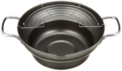 24Cm Tempura Pot - Iron Silicon Process - Made In Japan - Wahei Freiz-Kiichin - The #1 Place for Japanese Goods in Your Hand!