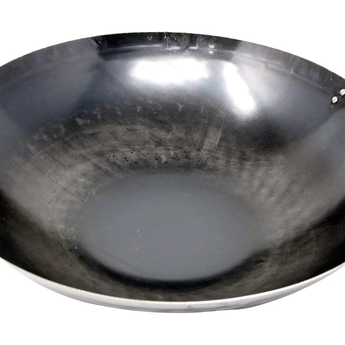 Yamada 33cm Double-Handle Wok - Premium Iron (1.2mm Thickness)-Kiichin - The #1 Place for Japanese Goods in Your Hand!