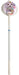 Yamazaki Sangyo Japan 175017 Telescopic Bath Brush - Antibacterial Pink-Kiichin - The #1 Place for Japanese Goods in Your Hand!