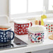 Yutaka Horo Ohana Red Multi Square Pot - Premium Enameled Cookware-Kiichin - The #1 Place for Japanese Goods in Your Hand!