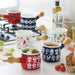 Yutaka Horo Plune Enameled Petit Milk Pan - Cat Design-Kiichin - The #1 Place for Japanese Goods in Your Hand!